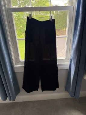 Ann Taylor Black Wide Leg Pants